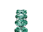 Oval Cut Green Sapphire Eternity Band in White gold with Shared Prong Setting_5