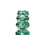Oval Cut Green Sapphire Eternity Band in Yellow gold with Shared Prong Setting_5