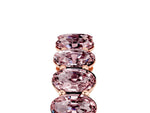 Oval Cut Morganite Eternity Band in Rose gold with Shared Prong Setting_5