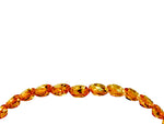 Pavé Round Citrine Chevron Band in Silver with Shared Prong Setting_4
