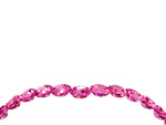 Pavé Round Pink Sapphire Chevron Band in White gold with Shared Prong Setting_4