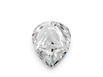 Pear Cut Diamond Hidden Halo Solitaire Ring in Yellow gold with Round Pavé Band and Prong Setting_36