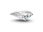 Pear Cut Diamond Hidden Halo Solitaire Ring in Yellow gold with Round Pavé Band and Prong Setting_38