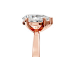 Pear Cut Diamond Solitaire Engagement Ring in Rose gold with Prong Setting_23