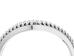 Platinum Braided Milgrain White Gold Contour Band_16