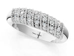 Platinum Channel Set Round Diamond Dome Band_13
