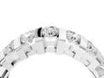 Platinum Channel-Set Round Diamond Multi-Row Band_10