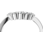 Platinum Curved Round Diamond Pave Band with Prong Setting_16