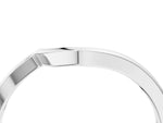 Platinum Curved Solitaire Band with Round Stone Setting_16