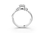 Platinum Emerald Cut Cut Three-Stone Channel Set Ring with Bar Prongs_15