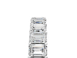 Platinum Emerald Cut Diamond Eternity Band with Shared Prong Setting_17