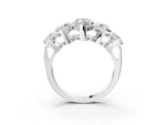Platinum Five-Stone Marquise Diamond Prong Set Band_15
