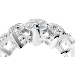 Platinum Five-Stone Marquise Diamond Prong Set Band_16