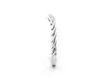 Platinum Marquise Diamond Twist Eternity Band with Bezel Setting_14