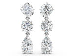 Platinum Multi-Shape Diamond Drop Earring_2
