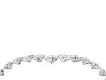 Platinum Pavé Round Diamond Chevron Band with Shared Prong Setting_10