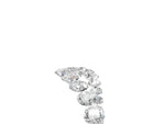 Platinum Pavé Round Diamond Chevron Band with Shared Prong Setting_11