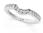 Platinum Pavé Round Diamond Contour Band with Channel Setting_13
