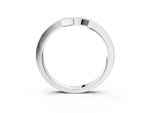 Platinum Pavé Round Diamond Contour Band with Channel Setting_15
