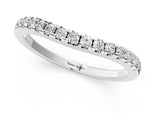 Platinum Pavé Round Diamond Curved Band with Shared Prong Setting_13