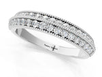 Platinum Pavé Round Diamond Milgrain Eternity Band_13