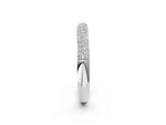 Platinum Pavé Round Diamond White Gold Eternity Band_14