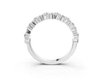 Platinum Pave Marquise and Round Diamond Eternity Band with Prong Setting_9