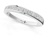 Platinum Princess Cut Channel Set Diamond Eternity Band_13