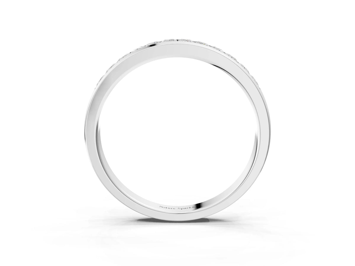 Platinum Princess Cut Channel Set Diamond Eternity Band_15