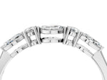 Platinum Prong Set Round Diamond Half-Eternity Band_16