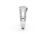 Platinum Radiant Cut Cut Halo Split Shank Diamond Ring with Four-Prong Setting_14