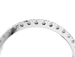 Platinum Round Cut Diamond Pavé Set Eternity Band_16