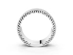 Platinum Round Cut Diamond Pave Eternity Band with Bead Prong Setting_15