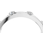 Platinum Round Diamond Channel Set Eternity Band with Prong Setting_16