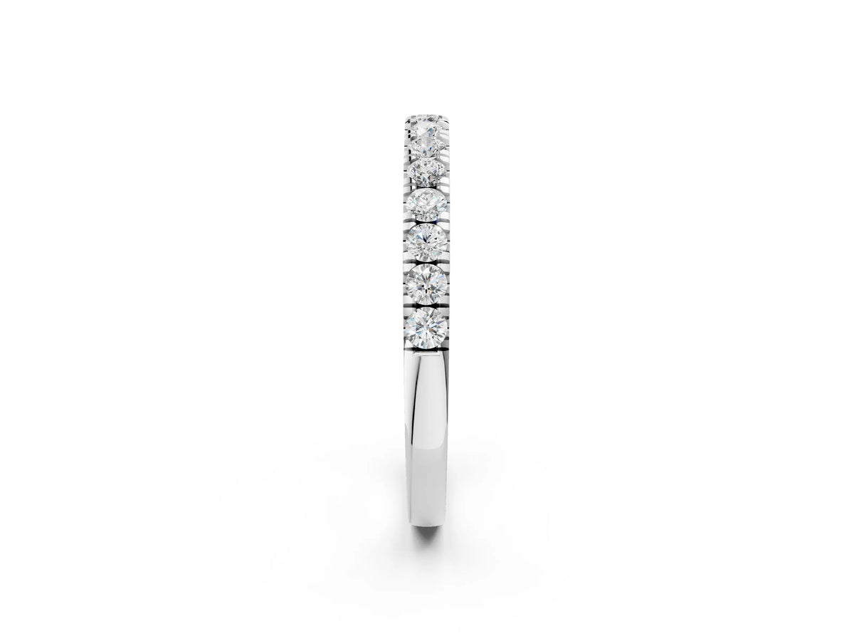 Platinum Round Diamond Eternity Band with Prong Setting_14