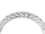 Platinum Round Diamond Half-Eternity Band with Shared Prong Setting_16