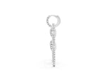 Platinum Round Diamond Multiway Open Circle Statement Earrings_5