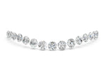 Platinum Round Diamond Pavé Curved Band with Shared Prong Setting_12