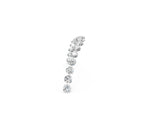 Platinum Round Diamond Pavé Curved Band with Shared Prong Setting_14