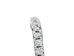 Platinum Round Diamond Pavé Curved Band with Shared Prong Setting_17
