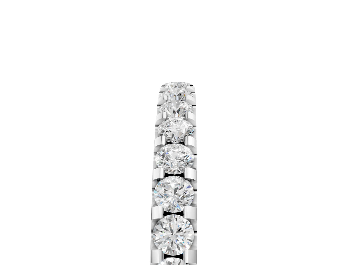 Platinum Round Diamond Pavé Eternity Band with Micro Prong Setting_17