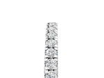 Platinum Round Diamond Pavé Eternity Band with U-Prong Setting_17