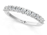 Platinum Round Diamond Pavé Half-Eternity Band_13