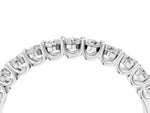 Platinum Round Diamond Pavé Half-Eternity Band_16