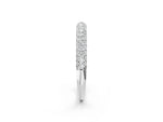 Platinum Round Diamond Pave Set White Gold Eternity Band_38