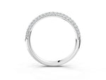 Platinum Round Diamond Pave Set White Gold Eternity Band_39