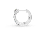 Platinum Round Diamond Taylor Huggie Hoop Earrings_3