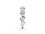 Platinum Six-Stone Round Diamond Wave Band with Shared Prong Setting_14