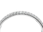 Platinum Three-Row Pave Round Diamond Eternity Band with Shared Prong Setting_16
