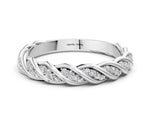 Platinum Twisted Pavé Round Diamond Eternity Band with Shared Prong Setting_12